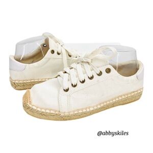 TONIVIS Espadrille Lace-up Breathable Casual Comfort  Sneakers  Size 7 NWOB